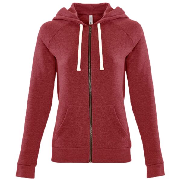 Women's Malibu Raglan Full-Zip Hoodie Sweatshirt Thumbnail