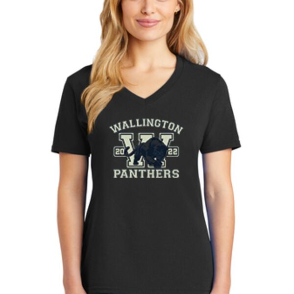 Ladies Core Cotton V Neck Tee Thumbnail