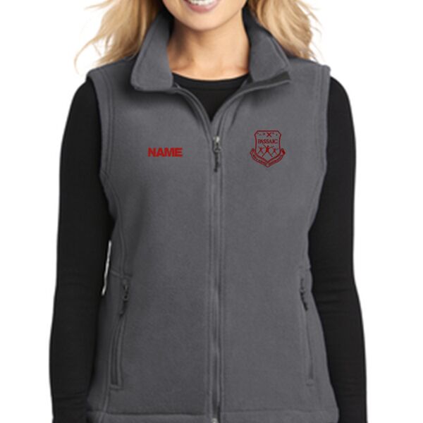 Ladies Value Fleece Vest (LOGO W/ NAME) Thumbnail